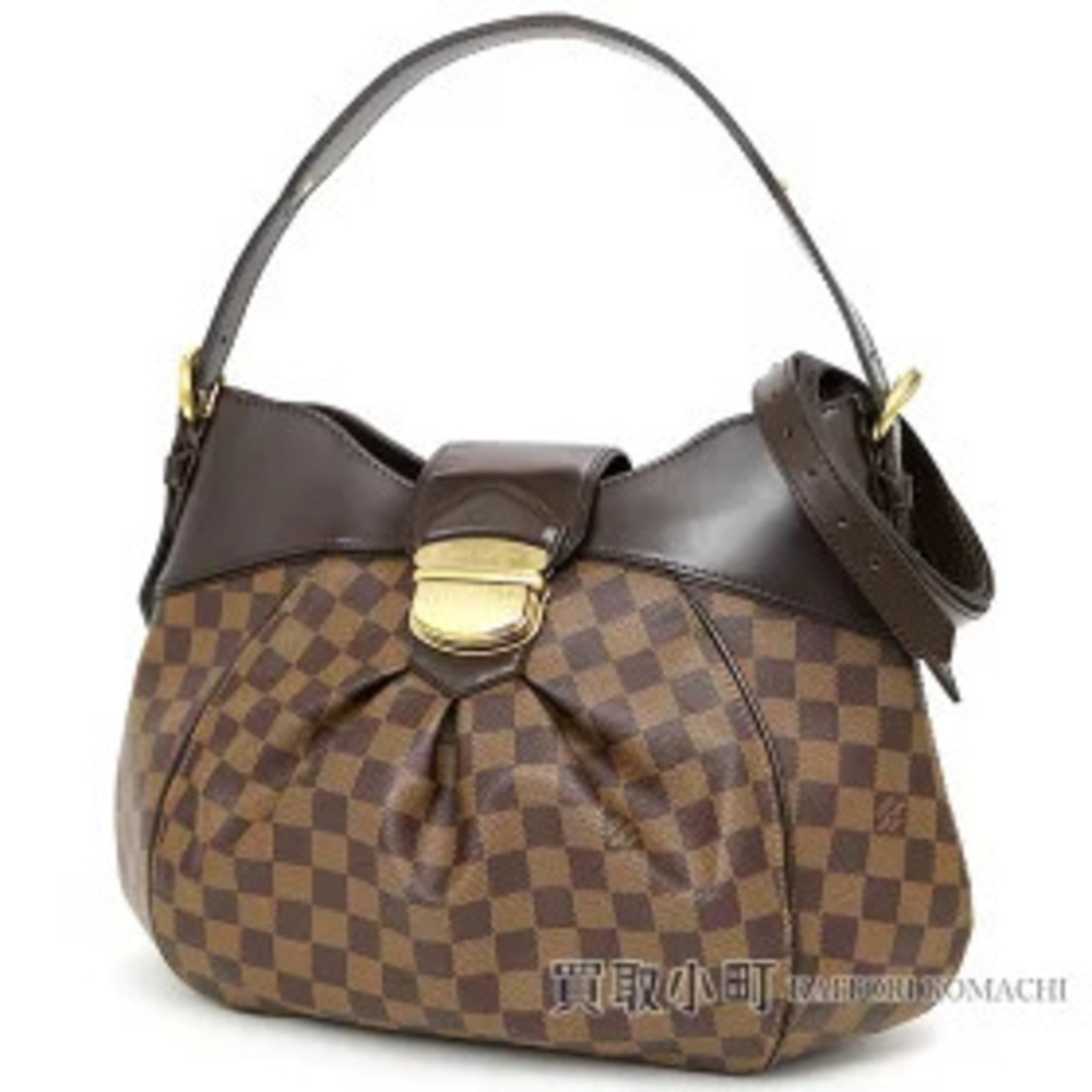 Louis Vuitton Sistina Damier Hobo Bag Shoulder Tote Pleated LV SHOULDER BAG